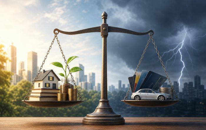 Article Image for Key Differences Between Good Debt and Risky Debt